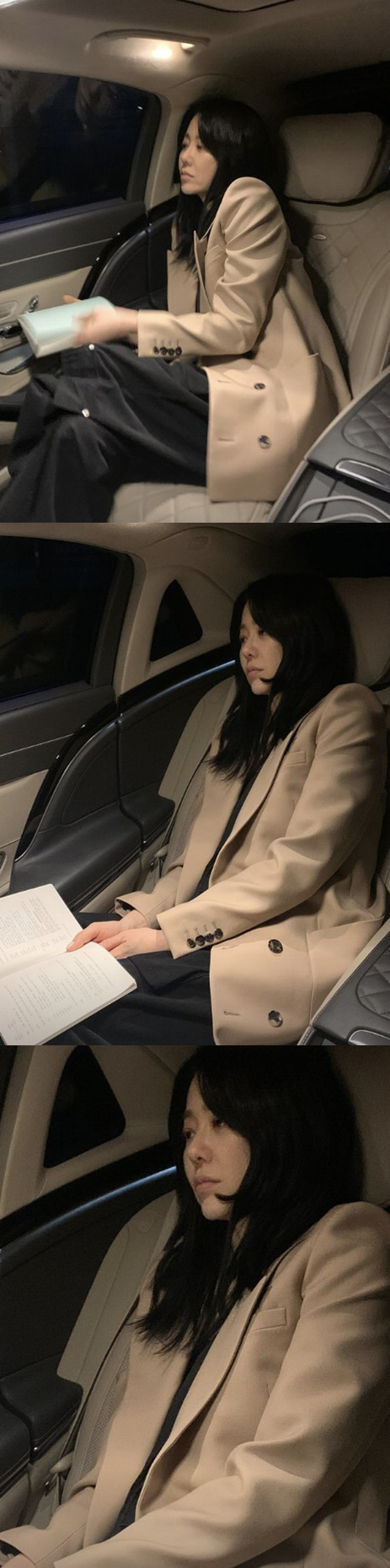 Ko Hyun-jung, the way you read the script is also elegant and chic..Let's start filming the next movie