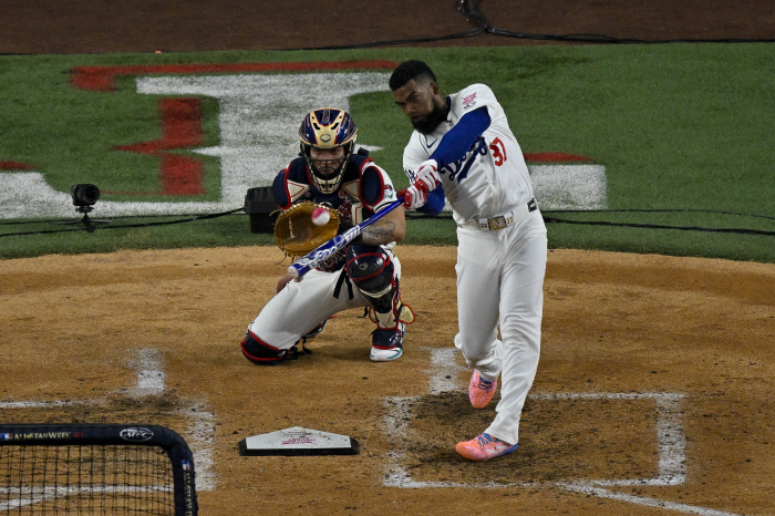 'You must have underestimated me' Hernandez LAD Home Run Derby is thrilled to win his first championship, and it's fun without Ohtani-Jersey!