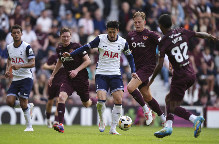 In the new season, Son Heung-min will play as one-top in the first official game of the pre-season '45 minutes - 7 points'