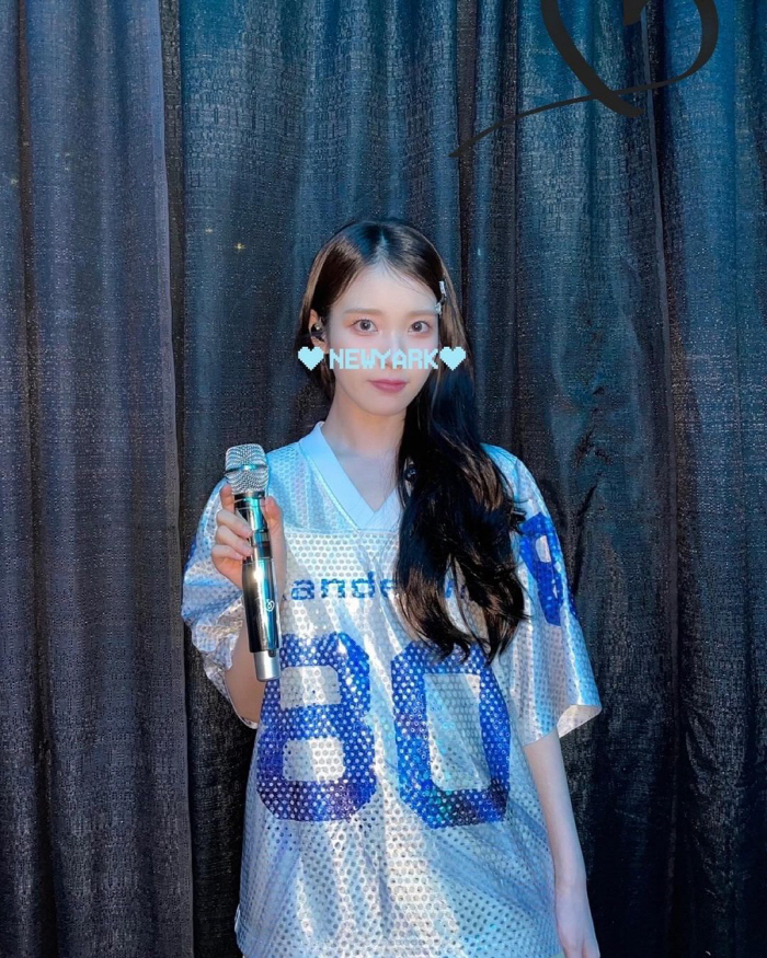 IU Moved by New York Fans Singing Along at Concert