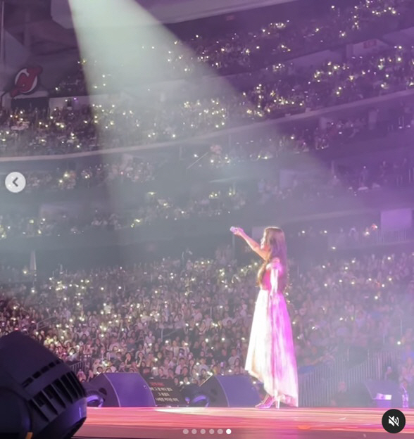 IU Moved by New York Fans Singing Along at Concert