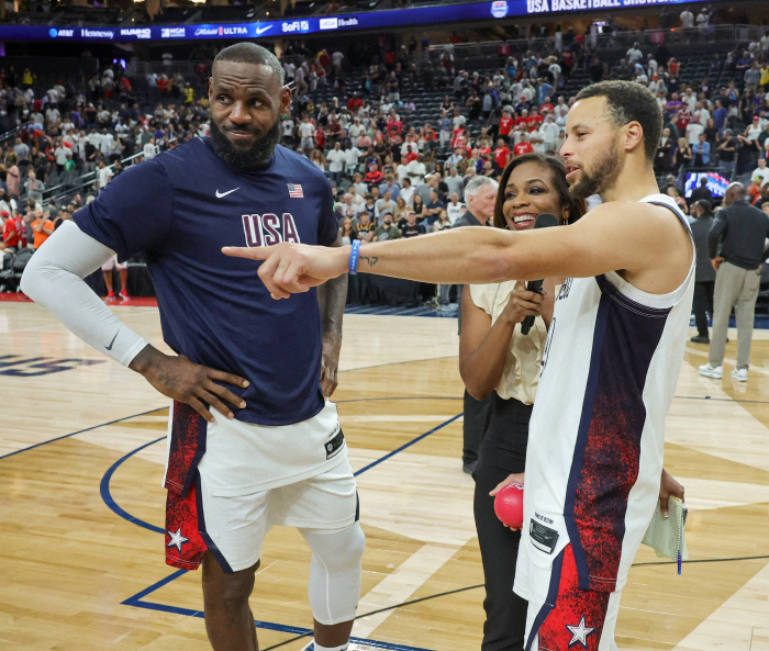 'SELECTION DILEMENTS. NO PROBLEM' USA Dream Team Beat Serbia by 29 points. Curry scored 24 points. Dream Team has a separate 'Hidden Power'