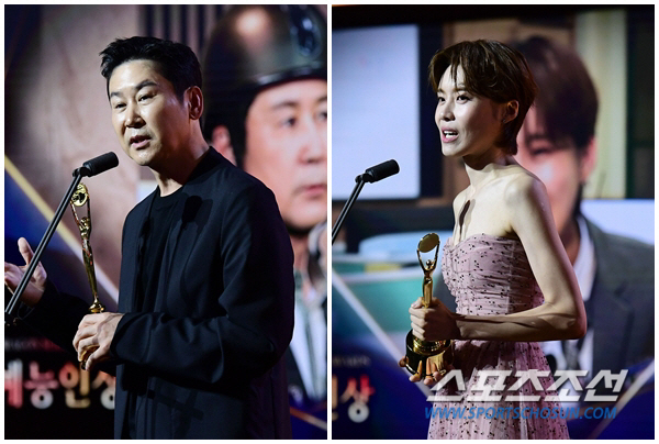 Shin Dong-yeop, Jang Do-yeon Win Best Entertainer Awards