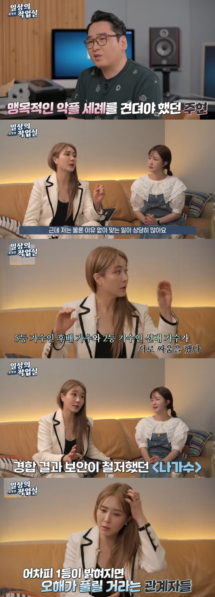 Ok Joo-hyun shed tears at the rumor that ''Iso-ra and her discord'' There were many cases where I got hit for no reason' ('Daily Workshop')