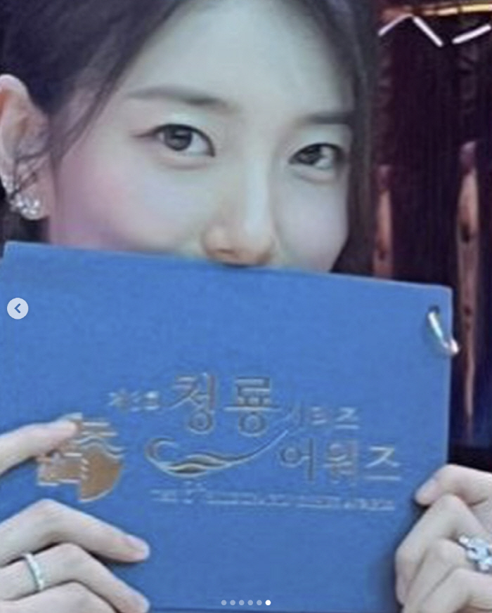 Suzy Dazzles in Silk Dress at Blue Dragon Awards