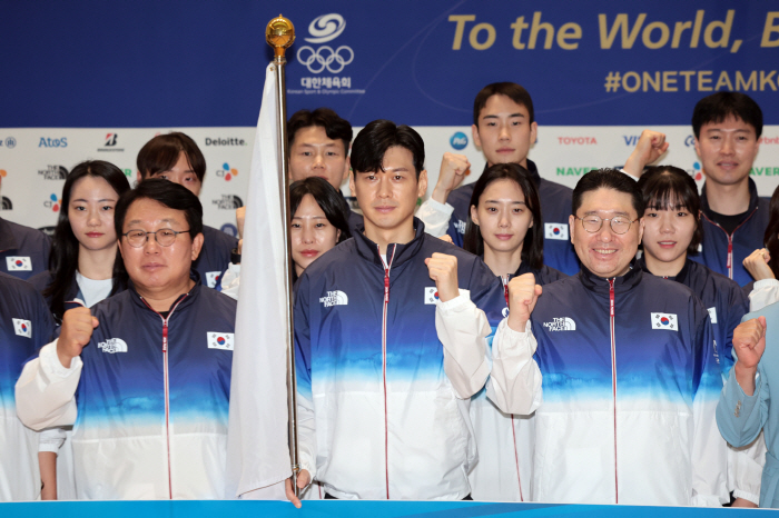 'Taegeukgi in the Paris sky!' Koo Bon-gil X Shin Yu-bin 'One Team Korea' squad leaves today