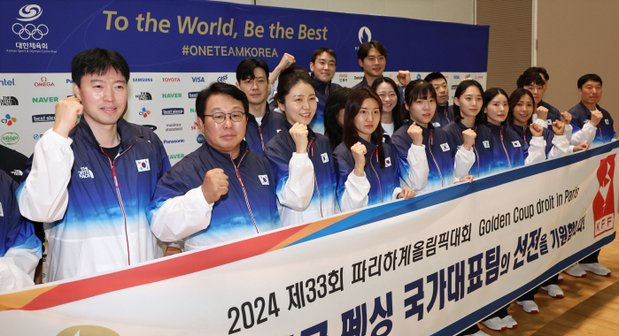 'Taegeukgi in the Paris sky!' Koo Bon-gil X Shin Yu-bin 'One Team Korea' squad leaves today