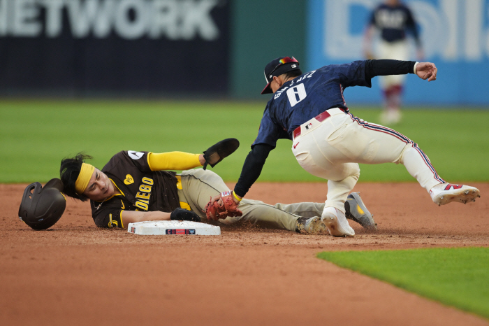 'Unfair strikeouts  stealers  Youngbong plaques' opened in the second half with the collapse of Kim Ha-sung's OPS in the 70% range...SD 0-7 CLE