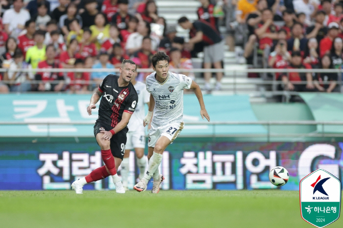  'Goodbye Follow'Seoul'Destroyed'Choi Jun's card worked...'1st place' Win 1-0 over Gimcheon