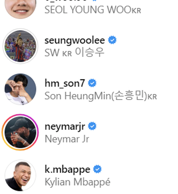 'My Son ♥' Still Bromance, Lee Kang-in Unforgettable Superstar Neymar Son Heung-min and Mbappe also 'Good'Kook