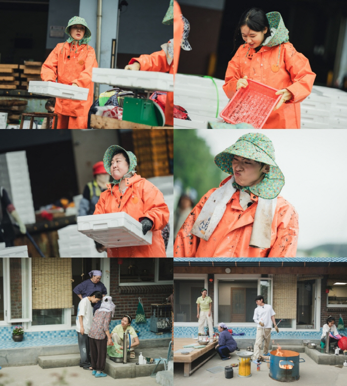 Dex vs. Ahn Eun-jin, sea diving competition..Hwang Jung-min's appearance is 'Expecting' ('Unnie's direct delivery to the mountains)