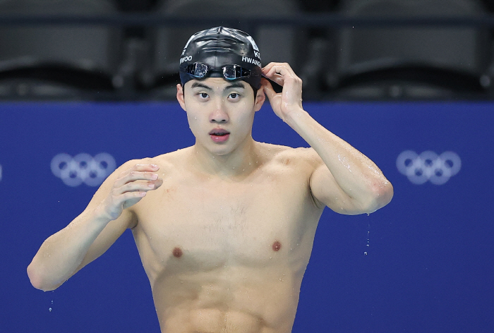 'What's wrong with Hwang Sun-woo's prediction?', U.S. swimming media expects Hwang Sun-woo to rank third in the 200m freestyle, while Kim expects Popovich'