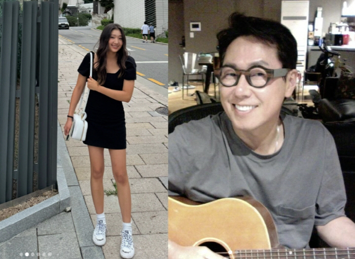 Yoon Jong-shin's daughter, 'She's a 9th grader and she's 169cm tall'..8th-body little face 'Inborn model physical'