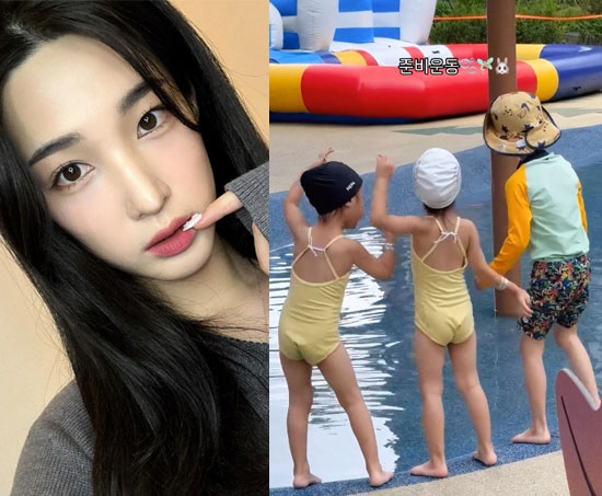 ''So that you don't feel empty about your mom''Yul-hee, dating the swimming pool with her three siblings'