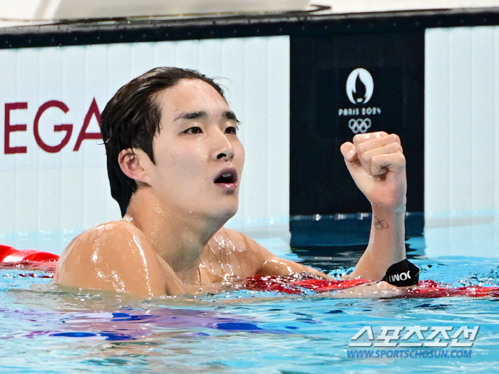 'Fireworks Direct Man'Kim Woo-min's unexpected 銅 'Miracle on Lane 1, the secret of my medal is my swimming' 