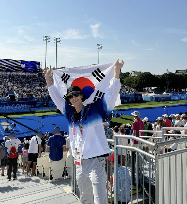 Fabien was relieved by the gold medal in archery in South Korea