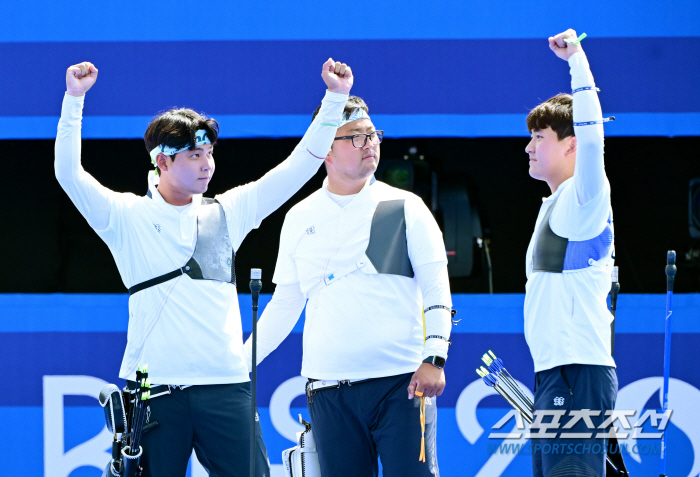 ''What a comfortable gold medal' There was no crisis or crisis, the 'strongest ever' men's archery perfect '3 consecutive losses'