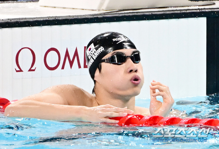 'Paris Nightmare' Confused Hwang Sun-woo,'I understand NO → How to look back on your swimming life'男 relay 800m relay final 6th place