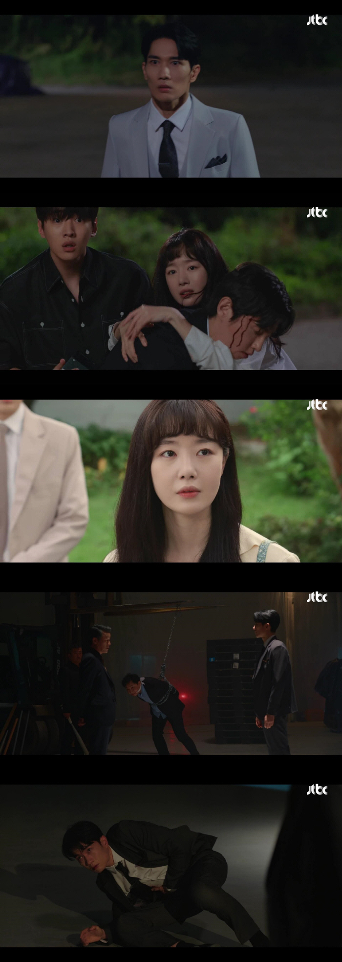  Um Tae-gu, instead of 父 Kim Ro-ha, falls after being stabbed..Until the end ♥ Han Seon-hwa worries ('Playing Woman')