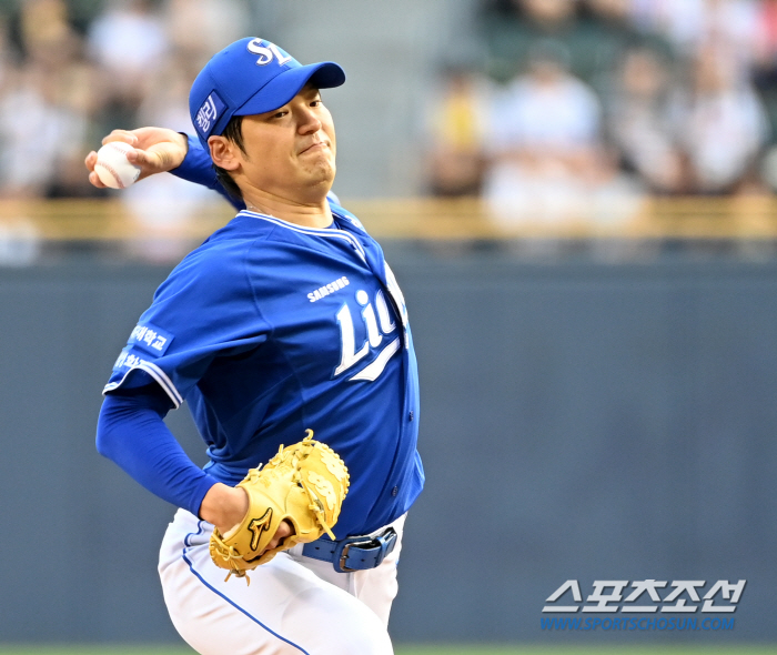 'We made a bet in August, but we lost on the first day...' The winning series against Samsung and LG without allowing four hits and two RBIs for the prospective Sangmu  Baek Jung-hyun 6.2 innings. It's the 2nd game again. 