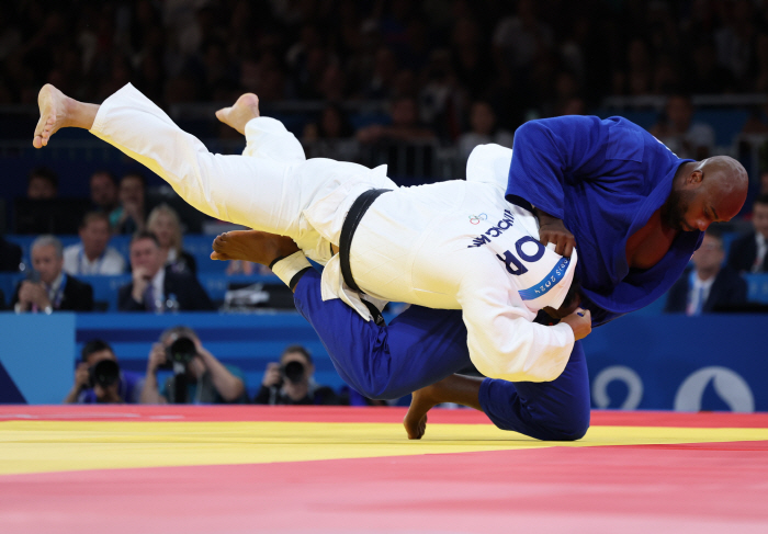 'A fight of Tong Han, but well done!Kim Min-jong'First silver medal in judo at the highest weight class 