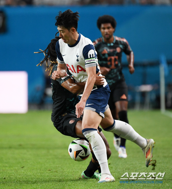 Son Heung-min vs Kim Min-jae's first showdown in history is interesting...Munich leads Tottenham 1-0