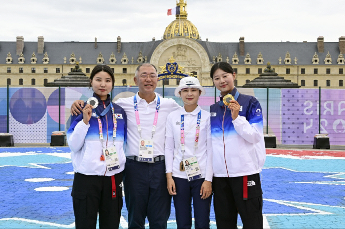 A single step in winning four gold medal events with Chairman Chung Eui-sun