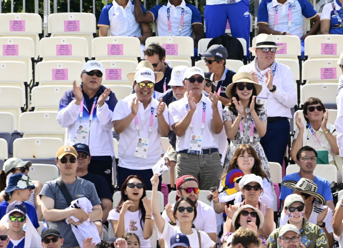 A single step in winning four gold medal events with Chairman Chung Eui-sun