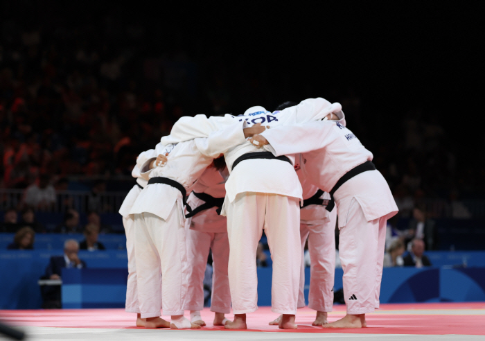 Korean Judo Overcomes 'Difference in Weight' Overcomes Germany in Mixed Team Competition 'Winning Bronze Medal'