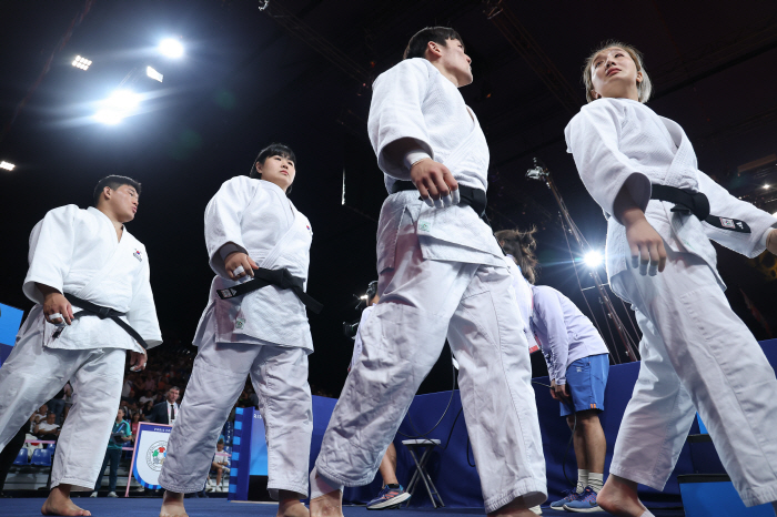 Korean Judo Overcomes 'Difference in Weight' Overcomes Germany in Mixed Team Competition 'Winning Bronze Medal'