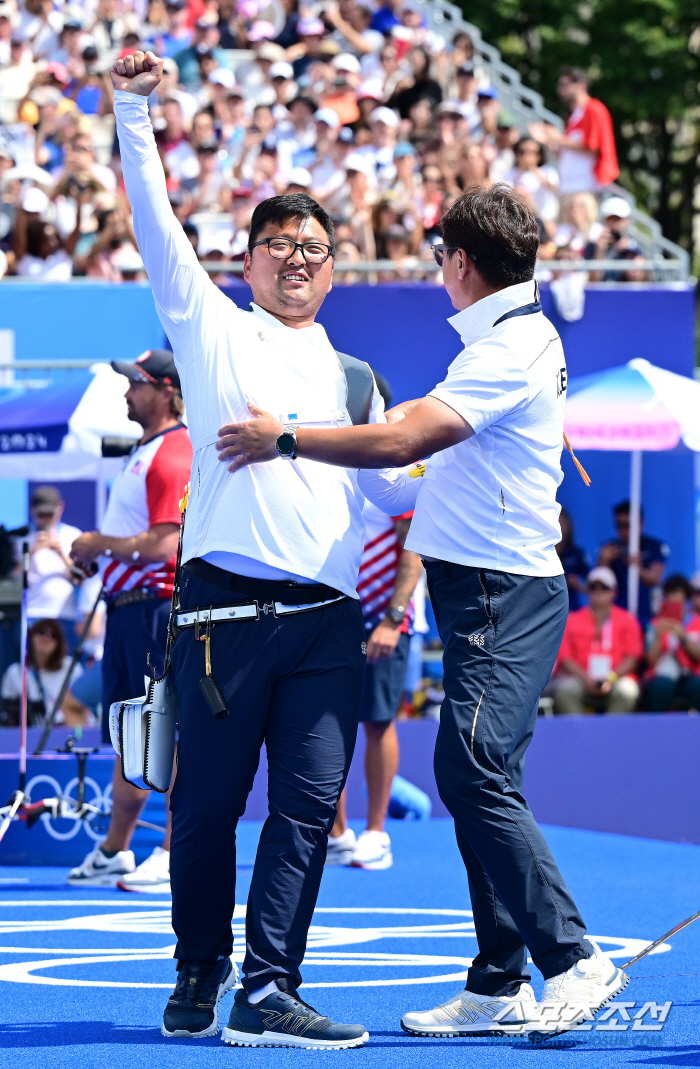 'Baby nail half a car' 5.4mm aesthetic, Kim Woo-jin's incredible shot-off gold medal