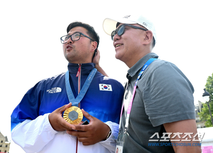 'CEO Choi Kang Yang-gung'Chairman Chung Eui-sun'金55 is unexpected..More than a medal, I'm most happy to achieve our athletes' dreams.' 