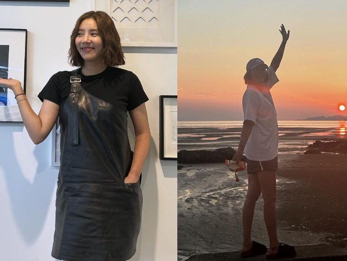 'Lee Kyu-hyuk ♥' Son Dambi's slim hot pants body even if he gained 8kg after the test tube