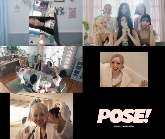 'Comeback D-1'Lightsome, single 'Pose!' I'm looking forward to the teaser video's appeal song