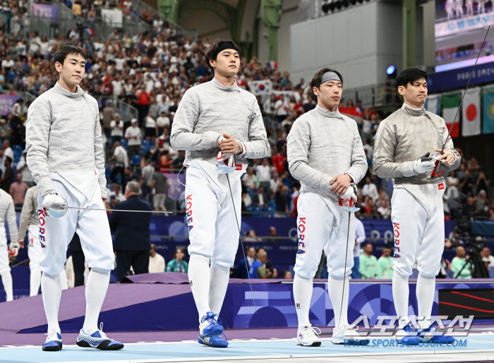  Gu Bon-gil X Oh Sang-wook X Park Sang-won X Do-kyung-dong 'Fencing Avengers', Dongsang Imong 2' behind the scenes of the Olympics