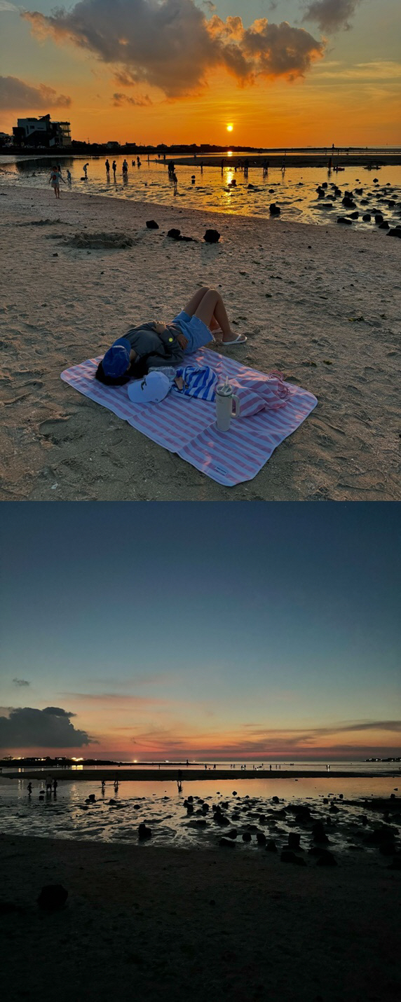 'Divorce' Park Ji-yoon prepares to start school after moving to a house in Jeju Island..Enjoying the sunset 'Pretty'