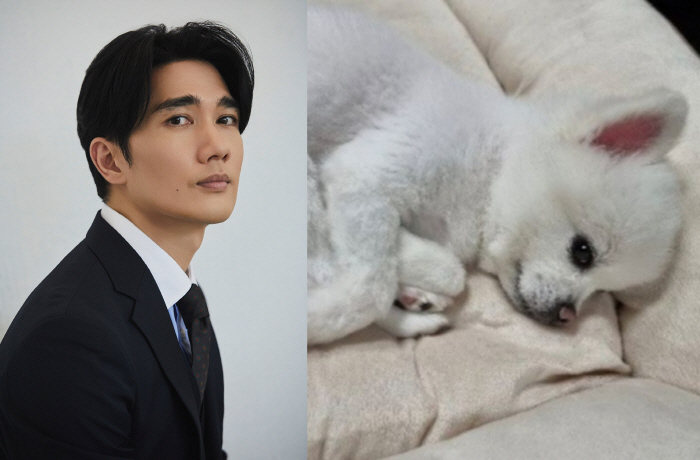  Actor Eom Tae-gu opened an Instagram account 17 years after his debut, boasting about his pet dog 'Umji'