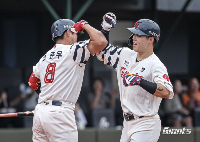 The start of August's counterattack? Lotte's 4th consecutive victory! 55 minutes Rainfall stoppage → 4 home runs  28 hits exchanged → Nakdonggang River Derby in chaos even with head shots 