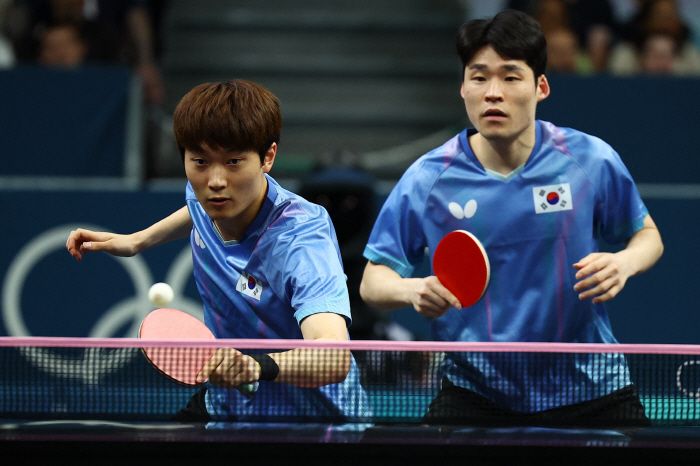 'There was no surprise, the difference in skills was huge' Korean men's table tennis'The Great Wall'0-3 complete defeat...Paris Tour Round of Eight 