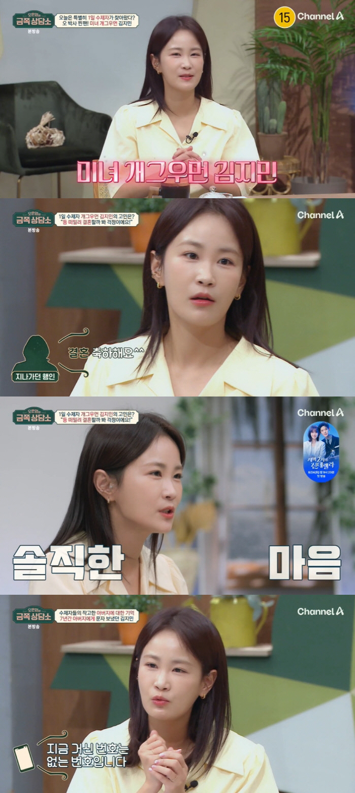 Oh Eun-young regrets marriage after being pushed back by Kim Ji-min' ('Counseling Center') 