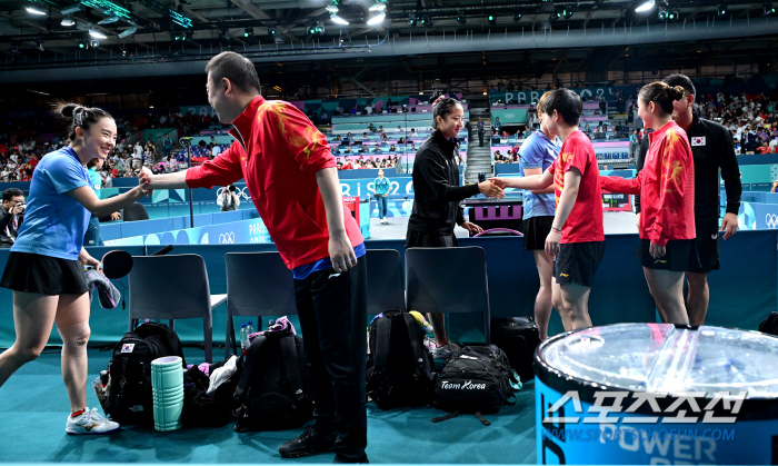  'Bronze match against Germany' Korean women's table tennis'Youngest on top'Shin Yu-bin'Last Olympic Games, finish with a great medal'