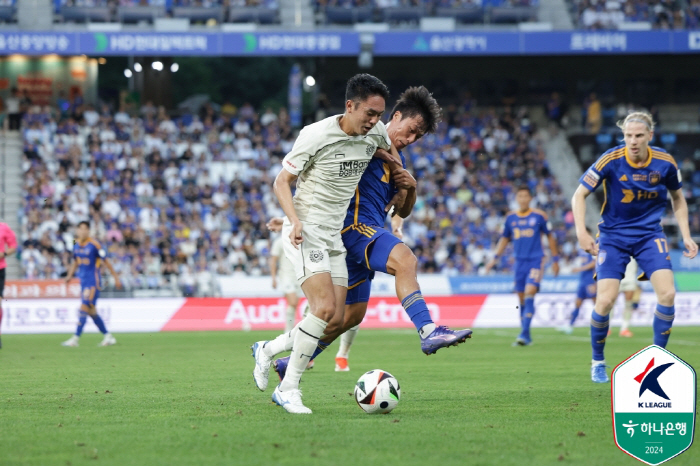  Ulsan HD 'Kim Pan-gon System' laughed in the first game, and jumped to third place after catching Daegu 1-0