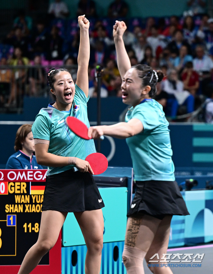 'Middle cut'Women's table tennis did it!' Shin Yu-bin X Jeon Ji-hee X Lee Eun-hye, 獨 3 to 0!銅 in 16 years