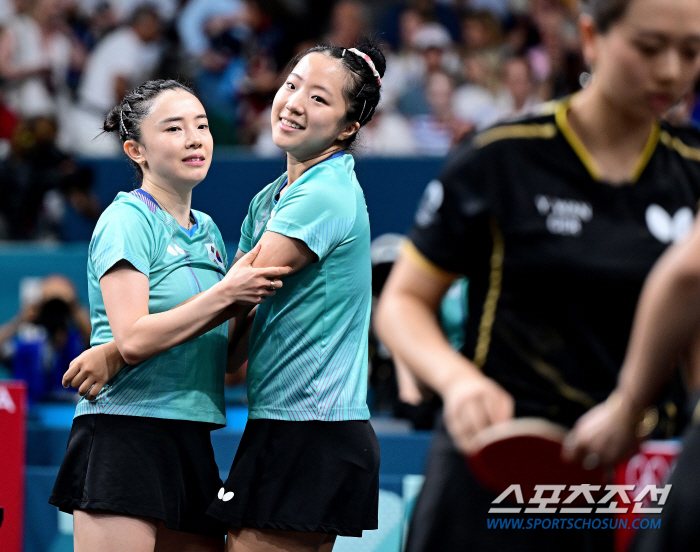 'Middle cut'Women's table tennis did it!' Shin Yu-bin X Jeon Ji-hee X Lee Eun-hye, 獨 3 to 0!銅 in 16 years