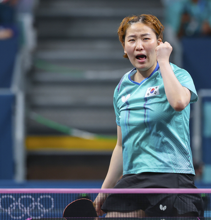 'Middle cut'Women's table tennis did it!' Shin Yu-bin X Jeon Ji-hee X Lee Eun-hye, 獨 3 to 0!銅 in 16 years