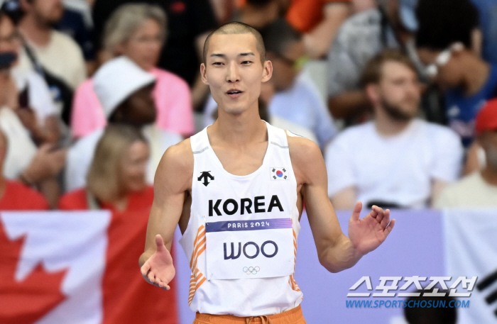 'Ah! 2m31' Smile Jumper Woo Sang-hyuk finishes 7th with 2m27, Korea Track & Field's first medal attempt 'Failed in the end'