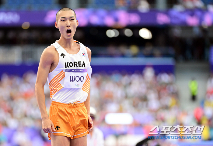 'Ah! 2m31' Smile Jumper Woo Sang-hyuk finishes 7th with 2m27, Korea Track & Field's first medal attempt 'Failed in the end'