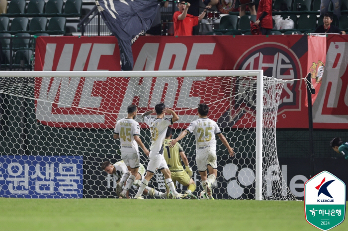 '0-2→2-2'Dramatic Draw in Gimpo, South Gyeongsang Province, led by flying crazy dog Dongjin Park