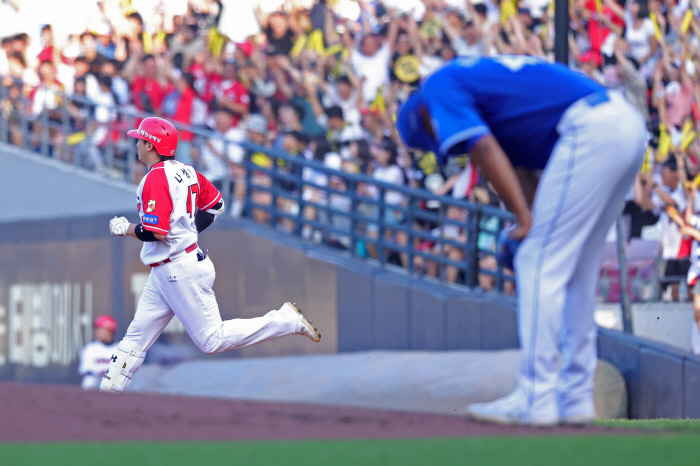 'Park Byung-ho escaped from the final multi-homer game in 739 days'Samsung, 'Lauer debut' KIA match for 6 consecutive losses