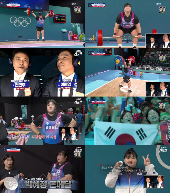 Jeon Hyun-moo, 'Weightlifting 銀'Park Hye-jeong was broadcast..18.5% 'Korea New Record' Class 